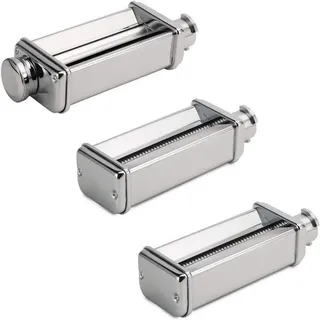 3er Fur Kenwood Pasta-Set,Mit altem Universalstecker,Fur Kenwood Küchenmaschinen - Silber