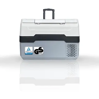 RGBer® Auto Kühlbox, Kompressor Kühlbox 30 Liter, 2in1 Doppelzone Kühl- & Gefrierfach, 12/24 V 230V Kühlung bis -20 °C für Auto, Lkw, Camping