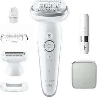 Braun Silk-épil 9-341 SensoSmart weiß/silber