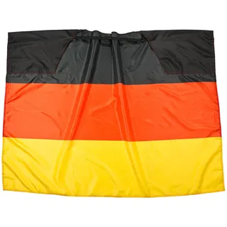 Pearl Deutschland Fahne: Deutschland-Cape 150 x 110 cm mit Ärmeln - Bodyflag