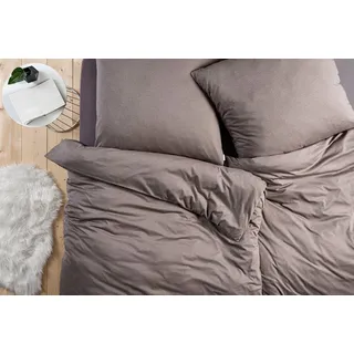 taupe 155 x 220 cm + 80 x 80 cm