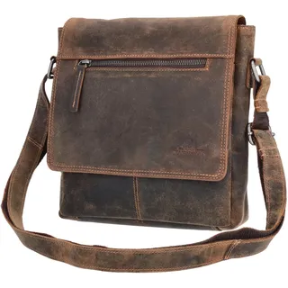 The Skandinavian Brand Leder Umhängetasche Hunter - tan