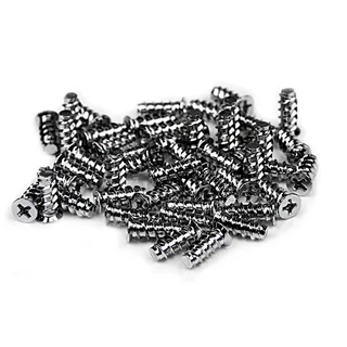 Startech StarTech.com Schrauben für PC-Gehäuse-Lüfter – 50er Packung | Selbstschneidende Blechschraube, Für Lüfter mit 5, 5mm Bohrungen, Schraubenset