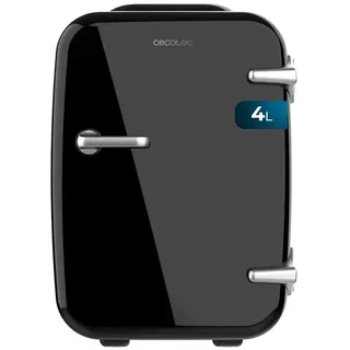 Cecotec Bolero MiniCooling 4L Habana Retro-Mini-Kühlschrank Black (4 l, 280 mm hoch, Schwarz)
