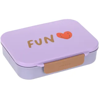Lässig Brotdose Kinder - Bento Lunchbox Little Gang Heart lilac