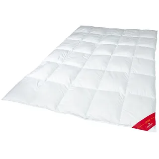 Traumschloss Künsemüller Bettdecke »Classic« 200x200cm, 90% Neue canadische Wilddaunen | Mako-Batist Baumwollbezug | Hausstauballergiker geeignet | Wärmeklasse warm