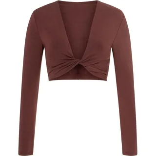 Mandala Support Top Damen Longsleeves rot Größe M Yoga | Lifestyle Hautfreundlich Lyocell (Tencel™)