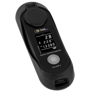 PCE Instruments Refraktometer PCE-DRF 6 Kaliumcarbonat 0..51% |1,3330 ... 1,4650 nD |Brix |Temperaturkompensation |IP65