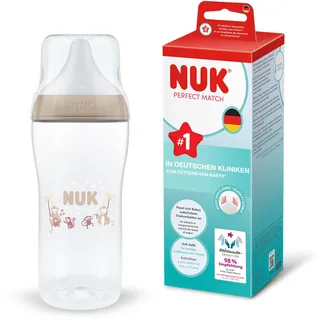 NUK Perfect Match XL Monkey Flasche 6m+ 360 ml