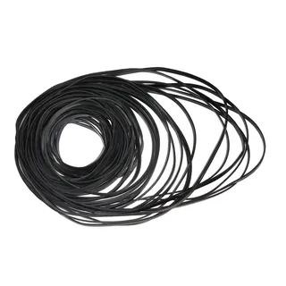 56 Stück Mix Cassette Tape, Antriebsriemen Kassettenrekorder Cassette Tape Belt Flach für Recorder CD-ROM Videomaschinen Walkman DVD-Laufwerk 45-185mm