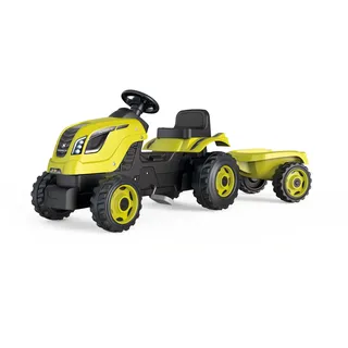 Smoby Traktor Farmer XL grün mit Anhänger (7600710130)