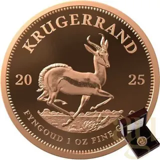 1 Unze Goldmünze Krügerrand 2025 - polierte Platte