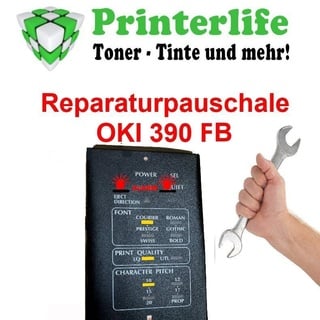 Servicepauschale Reparatur OKI Microline 390fb Alarm blinkt Nadeldrucker OKI 390