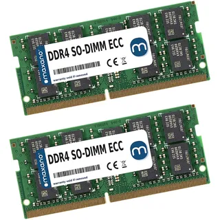 Maxano 64GB Kit (2x32GB) RAM kompatibel mit Synology DS1621+ (DDR4 PC4-21300, SO-DIMM, ECC)