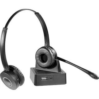 Gearlab G4555 Bluetooth Office Headset (Kabellos), Office Headset, Schwarz