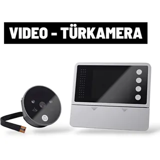 Video Türkamera Weltbild Türklingel Funktion Infrarot 2,8" LCD Bildschirm Silber