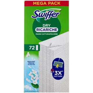 Swiffer DRY REFILLS Bodentücher, 72 St.