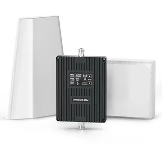 ORBOCOM 5G 4G 3G Mobilfunk Signalverstärker Band 20/1/3/7/8 LTE Verstärker GSM Repeater Für Home Office Handy Signalverstärker Unterstützt Alle Betreiber Vodafone O2 Bereich Bis Zu 400 Quadratmeter