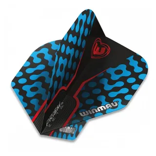 WINMAU Prism Zeta Flight Blau/Rot/Schwarz