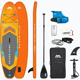 Aqua Marina Turbo GO SUP Board 366 x 84 x 15 cm türkis
