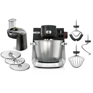 Bosch MUMS6ZS13D Küchenmaschine Jet black matt (Rührschüsselkapazität: 5,5 l, 1600 W