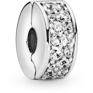 Pandora Pavé-Glanz Clip Silber 791817CZ