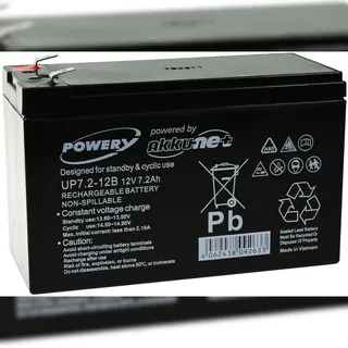 Powery Blei-Gel-Akku für USV APC Back-UPS ES 700
