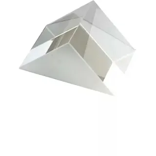 1 Stück K9 rechtwinkliger Prismenreflektor 12,7 * 12,7 * 12,7 mm abgeschrägtes Aluminium, rechtwinklig poliert for interne Reflexion