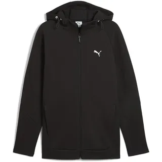 Puma Herren EVOSTRIPE Full-Zip Hoodie DK Sweatjacken, PUMA Black,