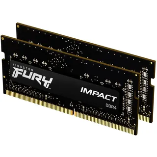 Kingston FURY Impact DDR4 3200MT/s 32GB Modul (2x16GB) CL20 Schwarz