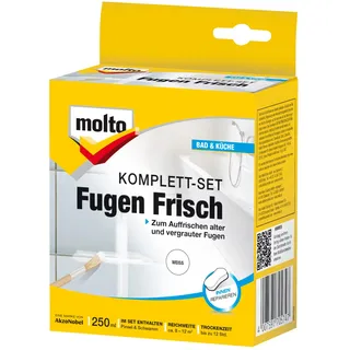 MOLTO Fugen Frisch Komplett-Set weiß 250 ml