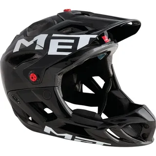 MET-Helmets Parachute Fullface Helm S Schwarz