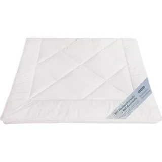 Bettdecke 140x200 Winter Merino Schurwolle kbT Bio Baumwolle kbA Duo-Decke Natalia
