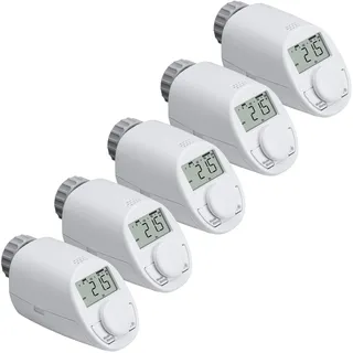 eqiva Heizkörperthermostat Model N mit Boost-Funktion, leises Kompaktgetriebe