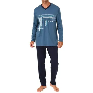 normann Schlafanzug Langarm Blau 68/70