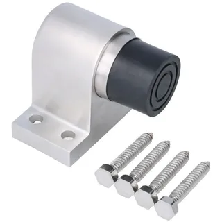 MS Beschläge Bodentürstopper gefderter Anschlag Türpuffer Edelstahl geschliffen Türstopper Außen Bodentürpuffer Gummianschlag gefedert