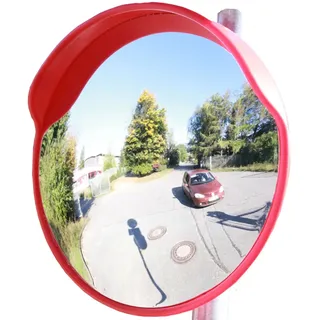 Trutzholm Sicherheitsspiegel rund 60 cm Rot