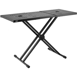 Vevor DJ-Tischständer, (32"-43") x 18" tragbarer DJ-Laptop- und Controller-Ständer, leichter DJ-Schreibtisch, DJ-Pult, höhenverstellbarer DJ-St...