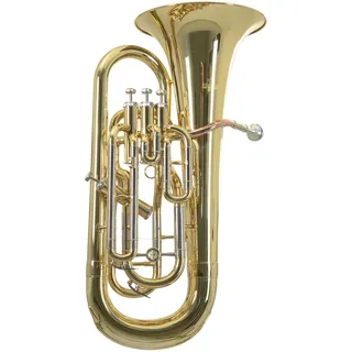 Roy Benson Bb-Euphonium EP-302 (Professionelles Blasinstrument, mit Goldmessing Mundrohr, Neusilber Außenzüge, Edelstahl Ventile, mit komfortablem Formetui)