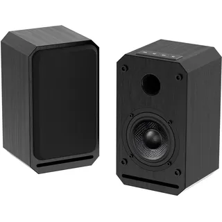 LONPOO PC-Lautsprecher Gaming 30 W, Hifi-Akustik 3 Zoll, aktive Stereo-Lautsprecher mit Bluetooth/USB/AUX-Eingang