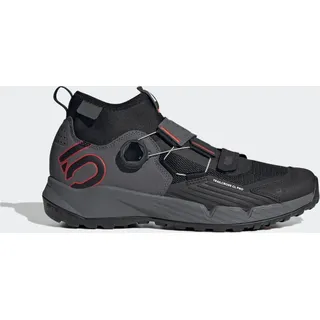 Five Ten 5.10 Trailcross Pro Clip-In Mountainbiking-Schuh Grey Five / Core Black / Red 44 2/3