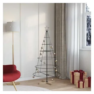 vidaXL Weihnachtsbaum Schwarz 154 cm