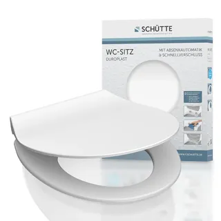 Schütte Duroplast WC-Sitz SLIM Weiß