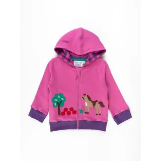Toby Tiger Sweatjacke in Pink | Gr.: 92