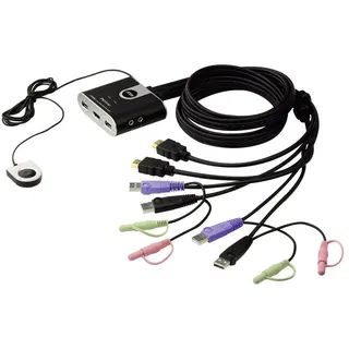 ATEN CS692-AT 2 Port KVM-Umschalter HDMI USB 1920 x 1200 Pixel