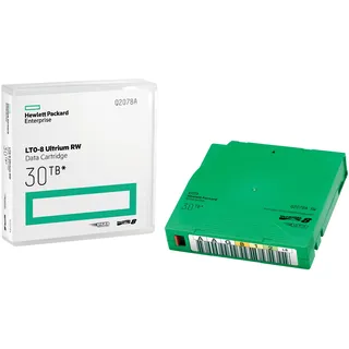 HP HPE LTO-8 Ultrium 30tb RW Non Custom Labeled Library Pack