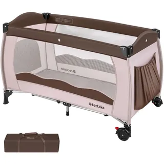 Tectake Kinderreisebett braun