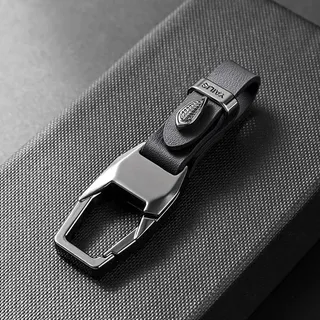 LgeQWWs Auto-Schlüsselanhänger,Staubdichter Auto-Schlüsselanhänger,Autoschlüssel-Zubehör,für Land Rover Defender 90 110 130 L663,[Black] tin Square Buckle