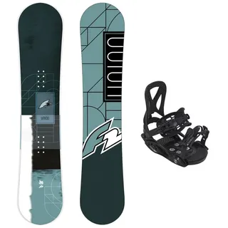 F2 Set Snowboard Junior Union Aqua 140cm + Pipe Bindung M