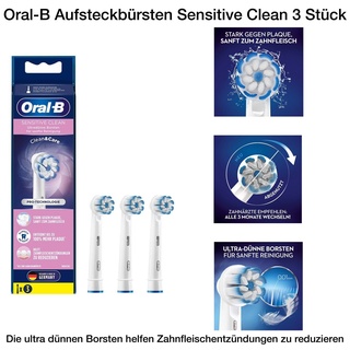 Oral B  Sensitive Clean Aufsteckbürste 3 St.